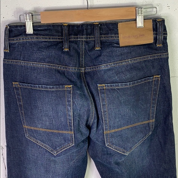 Burton Menswear Tapered Jeans In Dark Wash - Picture 5 of 10